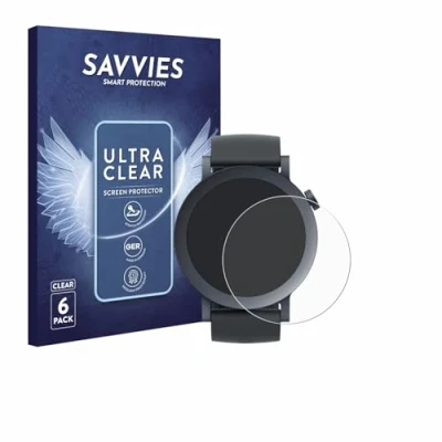 Abbildung von Savvies 6 Stück Schutzfolie für Nothing CMF Watch Pro 2 Displayschutz Folie Ultra Transparent