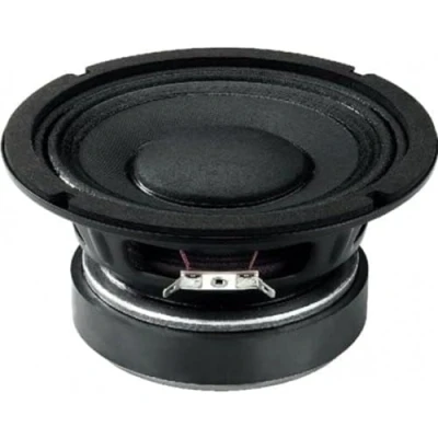 Abbildung von MONACOR SP 6/100PA PA Mitteltöner, 100 Watt Nennbelastbarkeit und einer Impedanz von 8 Ohm, 6,5 Zoll, in Schwarz, 10.1670