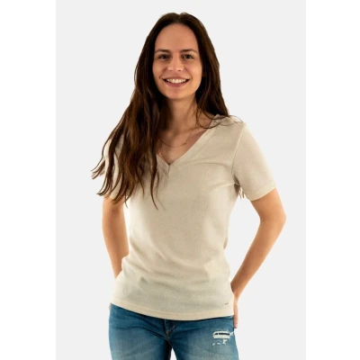 Abbildung von Morgan 212 diwi Tshirt basic, Damen, Größe: XS, Ivoire