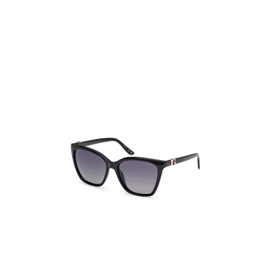 Abbildung von Guess GU00191 Sonnenbrille Shiny black smoke polarized, Damen, Größe: 56, polarized