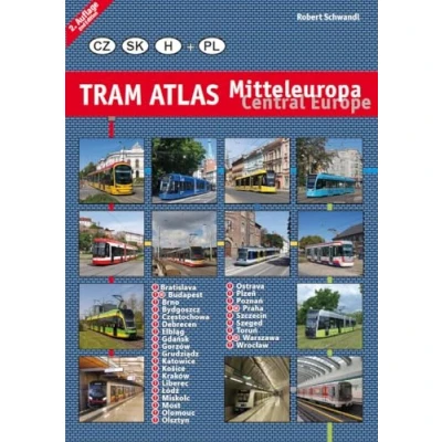 Abbildung von Tram Atlas Mitteleuropa/Central Europe: Tschechien, Slowakei, Ungarn + Polen