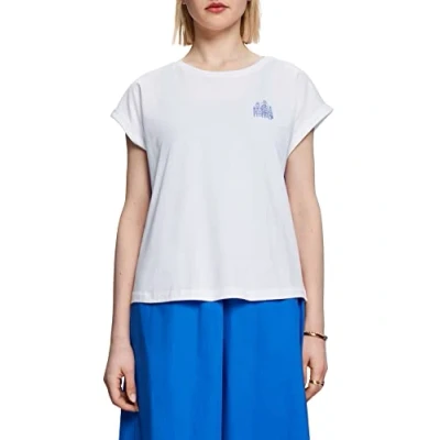 Abbildung von ESPRIT Damen 053EE1K334 T Shirt, 100/WHITE, XXS