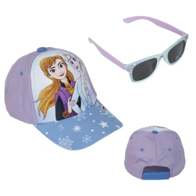 Abbildung von CERDÁ LIFE&#039;S LITTLE MOMENTS Unisex Kids Frozen Sonnenbrille und Hut Set Sunglasses, Multicolor, Standard