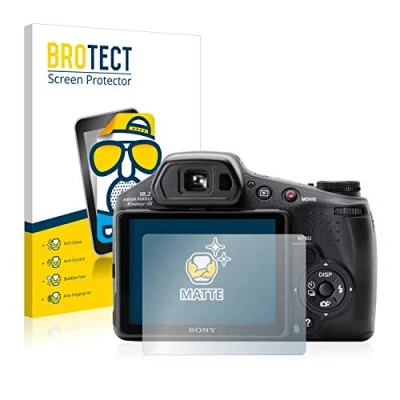 Abbildung von BROTECT Entspiegelungs Schutzfolie für Sony Cyber Shot DSC HX200V (2 Stück) Matte Displayschutz Folie, Anti Reflex, Fingerprint