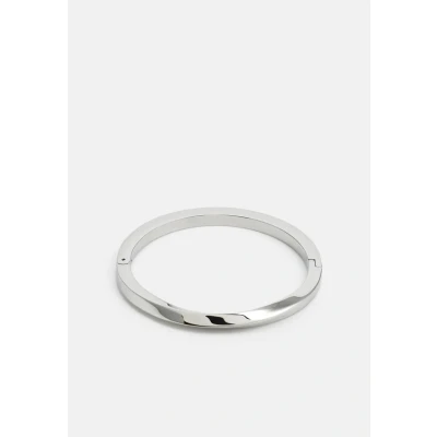 Abbildung von Calvin Klein Polished Hinged Bangle Bracelet Armband silvercoloured, Damen, Größe: One Size, Silver coloured