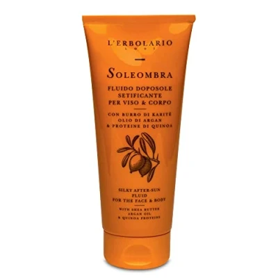 Abbildung von L&#039;Erbolario, Soleombra After Sun Flüssigkeitscreme mit Sheabutter, Arganöl und Quinoa Proteinen, Größe: 300 ml