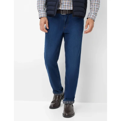 Abbildung von BRAX Style Cooper Jeans Straight Leg, Herren, Größe: 40x32, Mid blue used