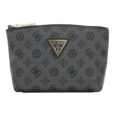 Abbildung von GUESS Wilder Large Top Zip Cosmetic Bag Charcoal