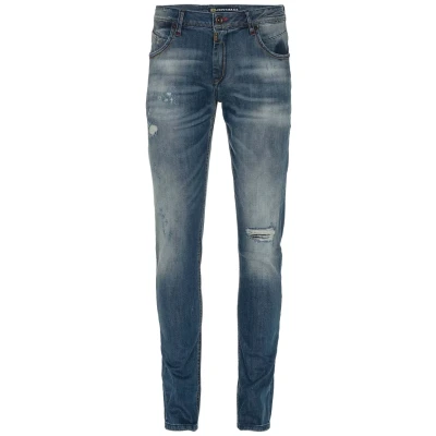 Abbildung von Cipo &amp; Baxx Jeans Slim Fit, Herren, Größe: 38x34, Blauw