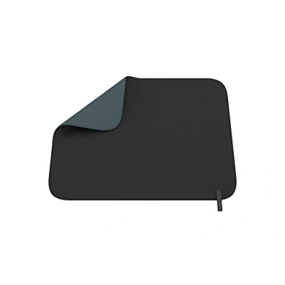 Abbildung von Quinny 2 in1 Decke für Kinderwagen und Babyschale, kuschelig weich hält schön warm, einfache Befestigung, Wendedecke einen neuen Look, graphite