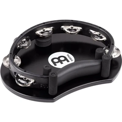 Abbildung von Meinl Percussion Tambourine Holder Set Fußtamburin mit Headliner und Bodenhalterung Baltische Birke, Schwarz (MPTHS)