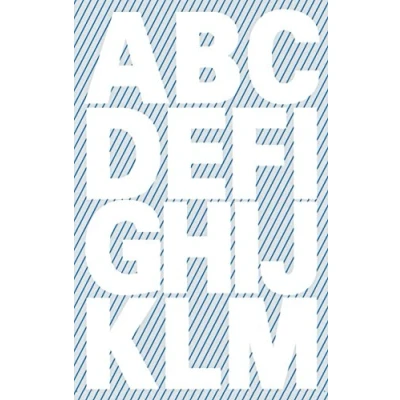 Abbildung von AVERY Zweckform 3786 Buchstaben Etiketten (A Z 25mm, wetterfeste Folie) 30 Aufkleber
