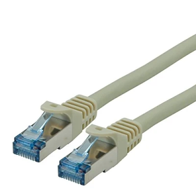 Abbildung von Roline Patch Kabel RJ 45 (M) zu 15 m SFTP CAT 6a grau (21.15.2808)