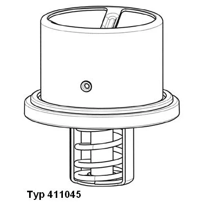 Abbildung von WAHLER 411045.82D Kühlwasserthermostat 82 mit Dichtung