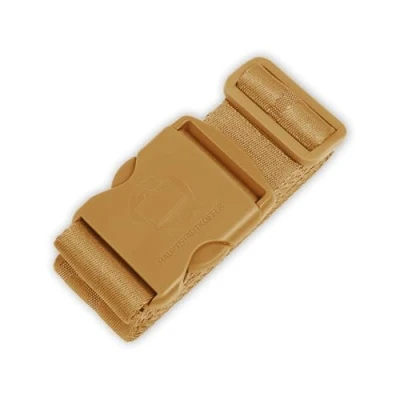 Abbildung von Hauptstadtkoffer Koffergurt, 5 cm x 190 cm, Besonders Auffällig &amp; Sicher, Gepäckband, Luggage Strap für Koffer, Harvest Gold