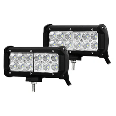 Abbildung von Willpower LED Arbeitsscheinwerfer Bar 18 cm 36W Scheinwerfer 12V 24V Flutlicht Zusatzscheinwerfer 6000K Wasserdicht Rückfahrscheinwerfer für Auto Traktor Offroad SUV UTV ATV