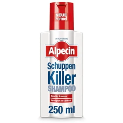 Abbildung von Alpecin Schuppen Killer Shampoo 1 x 250 ml für Männer Anti Dandruff Killt und beugt vor, geeignet bei fettigen Schonend zur Kopfhaut