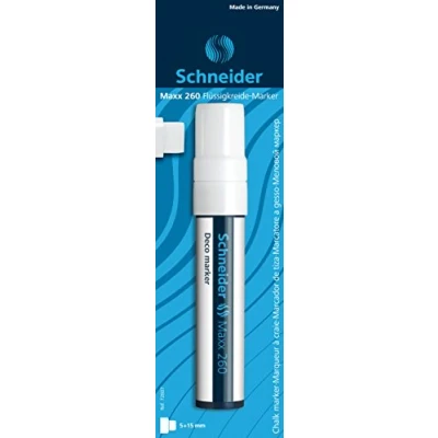 Abbildung von 5 x Schneider Windowmarker Deco Marker Maxx 260 5+15 mm weiß Blisterka