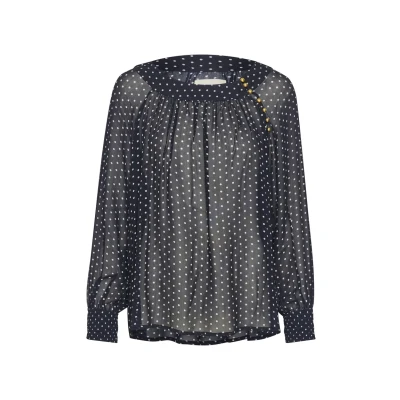 Abbildung von Part Two LAJA Bluse, Damen, Größe: 44, Dark navy dot