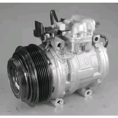 Abbildung von DENSO DCP17012 Kompressor 10PA15C 12 PAG 46 R 134a mit Magnetkupplung MERCEDES BENZ: W124 T modell, Coupe, S Klasse Limousine