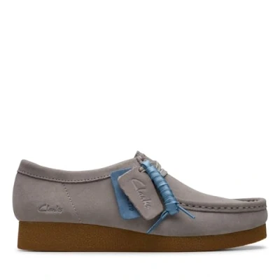 Abbildung von Clarks Wallabee Sportlicher Schnürer, Damen, Größe: 36, Dark grey sde Wildleder / suede