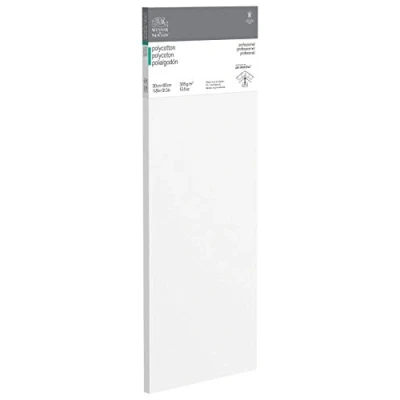 Abbildung von Winsor &amp; Newton 6206017 Professional Keilrahmen aus Baumwollmischgewebe, 385 g/m², 3 fach grundiert, mittlere Körnung, ideal für die Ölfarben und Acrylfarben 30x80cm