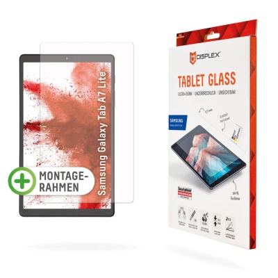 Abbildung von Samsung Galaxy Tab A7 Lite Panzerglas Displex Tablet Glass Screenprotector Displayschutz aus Glas für das