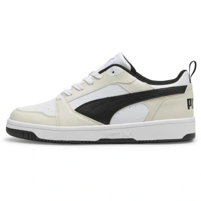 Abbildung von Puma Rebound V6 Low Unisex Sneaker , Alpine Snow New Navy White, 43 EU