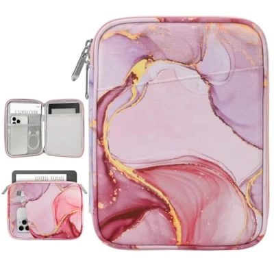 Abbildung von Vinabilia 6 7 Zoll Sleeve Tasche Hülle für 7&quot; Der Neue Kindle Paperwhite und Colorsoft Signature Edition, 6&quot; 11. Gen, 6,8&quot; Paperwhite, Oasis E Reader, Trübes Rosa
