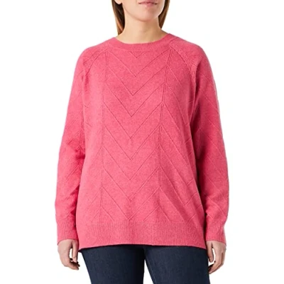 Abbildung von Triangle Strickpullover, Damen, Größe: 44, Pink