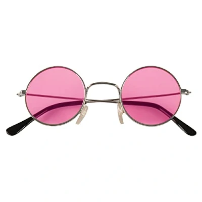 Abbildung von Metamorph Kostüm Hippie Brille rosa