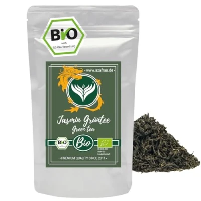 Abbildung von Azafran BIO Jasmin Tee lose China Green Jasmine Tea Chinesischer Jasmintee 250g