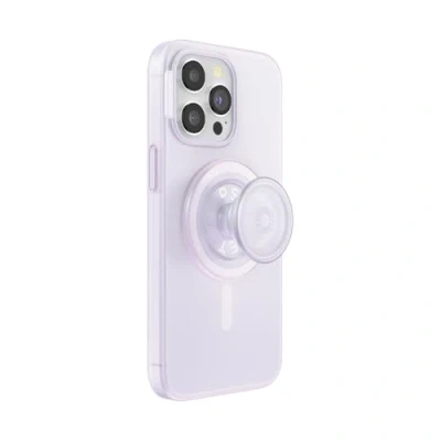 Abbildung von PopSockets Hüllen für MagSafe Transparent Opalescent iPhone 15 Pro Max