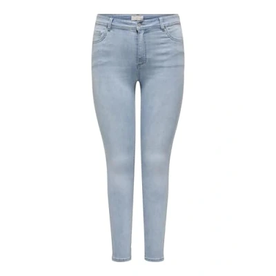 Abbildung von ONLY Carmakoma Carsally MID Jeans Skinny Fit, Damen, Größe: 48x32, Light blue denim