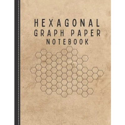 Abbildung von Hexagonal Graph Paper Notebook: Large 120 page Journal Suitable for RPG Map and Wargaming Terrain Drawing