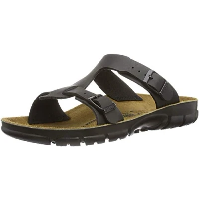 Abbildung von BIRKENSTOCK Damen Pantolette Sofia, Birkoflor, schmal, schwarz, Größe 41 263123 (Pantolette Schuh Latsche Zweischnaller Schuhe Sandale Slipper Pantoffel Schluffen Schlappen Schlappe Sandalette)