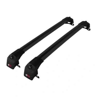 Abbildung von apline Kompatibel mit Honda CR V 5 2017 2022 ACE 2 Relingträger Dachträger Auto Gepäckträger Schwarz Aluminium Stangen