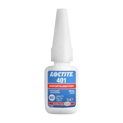 Abbildung von LOCTITE 401 195905 Gummiklebstoff Flasche, Tube 5 transparent, farblos 3 10 sec.