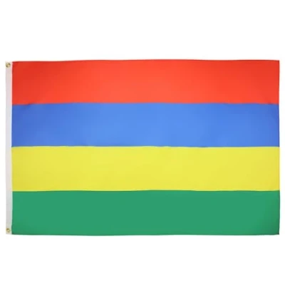 Abbildung von AZ FLAG Flagge Mauritius 150x90 cm Republik Fahne 100% Polyester mit Messing Ösen 110g