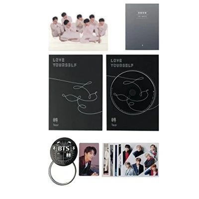 Abbildung von BTS 3rd Album LOVE YOURSELF 轉 TEAR [ O ver. ] CD + Photobook Mini Book Photocard Standing Photo FREE GIFT / K POP Sealed