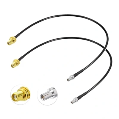 Abbildung von Eightwood SMA Kabel 4G LTE Antenne Buchse auf TS9 Stecker mit 30cm 11.8inch RG174 2 Stücke für Hsdpa Huawei 2G 3G UMTS Mobile Broadband MEHRWEG