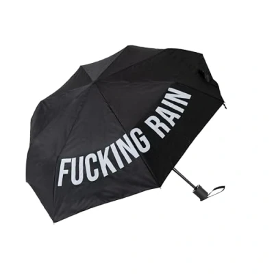 Abbildung von Fucking Rain Regenschirm Schwarz