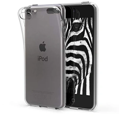 Abbildung von kwmobile Hülle kompatibel mit Apple iPod Touch 6G / 7G (6. und 7.Generation) Silikon Backcover Schutzhülle Cover Case in Transparent