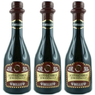 Abbildung von 3x Bellei Aceto Balsamico di Modena IGP &#039;Linnea Bordeaux&#039;, 250 ml