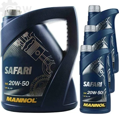 Abbildung von 8 Liter Original MANNOL Motoröl Safari 20W 50 API SL/CF Engine Oil Öl 11192626