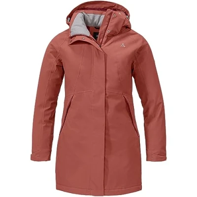 Abbildung von Schöffel Bastianisee Regenjacke / wasserabweisende Jacke, Damen, Größe: 40, rot