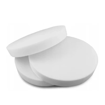 Abbildung von All4All Runder Schaumstoff Schaumstoffplatte Ideal für DIY Projekte mittelhart T25 Sitzkissen runde Form Weiß 50cm x 2cm