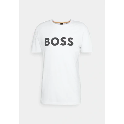 Abbildung von BOSS Tshirt print, Herren, Größe: Large, White