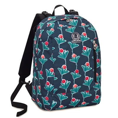 Abbildung von INVICTA RUCKSACK BLUE BERRY, Geräumige Schultasche für Teenager, Mädchen &amp; Jungen, 2 wechselbare Muster, Schule, Sport&amp;Freizeit, Doubleface; rot/mehrfarbig