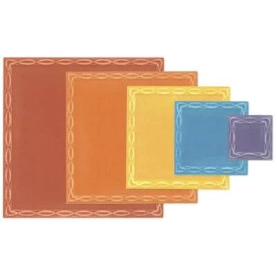 Abbildung von Sizzix Framelits Die by Stacey Park Fanciful, Yvette Interlaced Squares (11pcs) (666750)